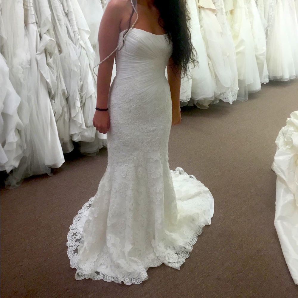 Brand new wedding dress plus veil